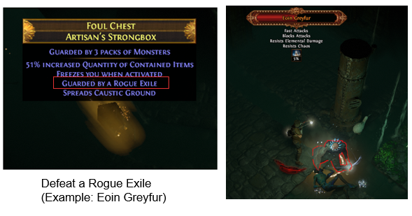 Defeat a Rogue Exile PoE