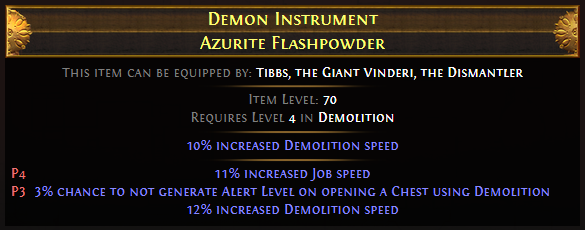 Demon Instrument Azurite Flashpowder