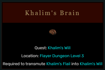 Diablo 2 Khalim's Brain