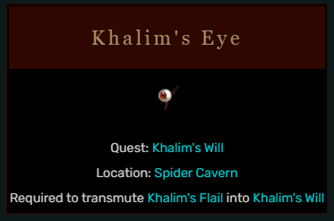 Diablo 2 Khalim's Eye