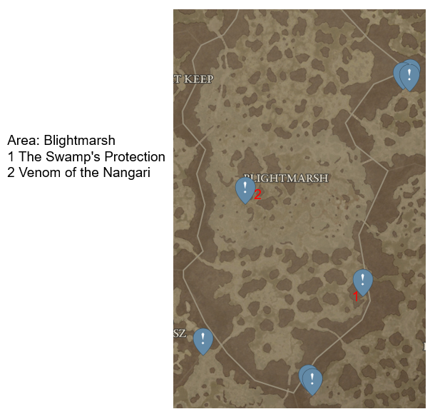 Diablo 4 Blightmarsh Side Quests