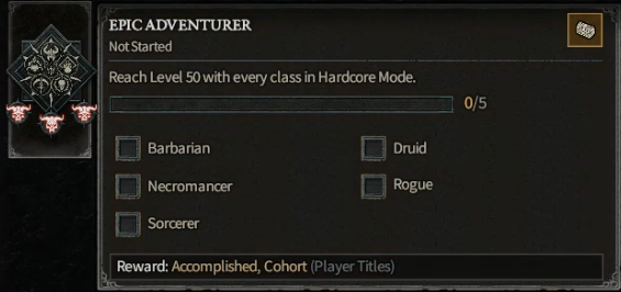Epic Adventurer