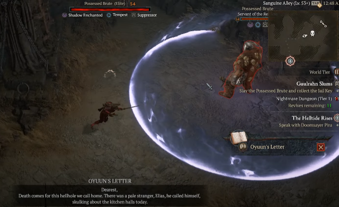 Diablo 4 Guulrahn Slums dungeon