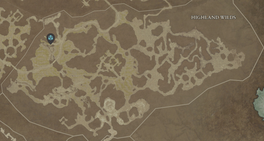 Diablo 4 Highland Wilds Waypoints