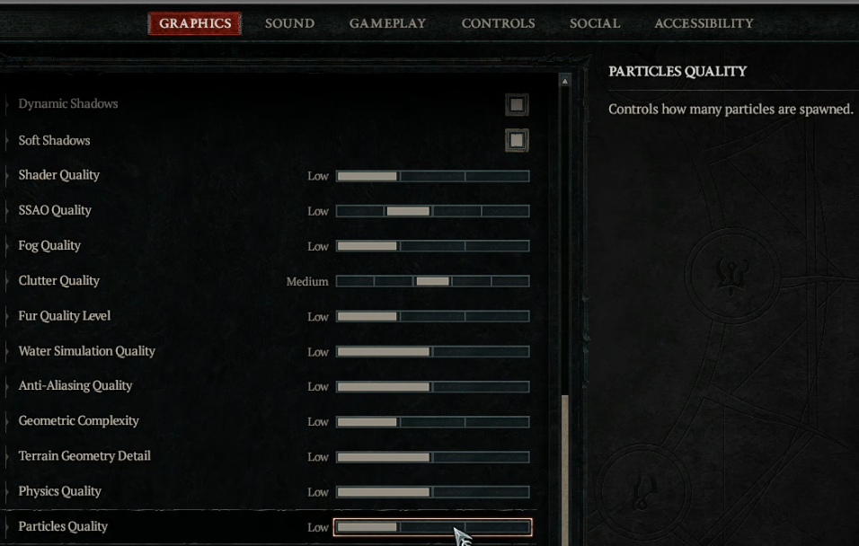 Diablo 4 Particles Quality