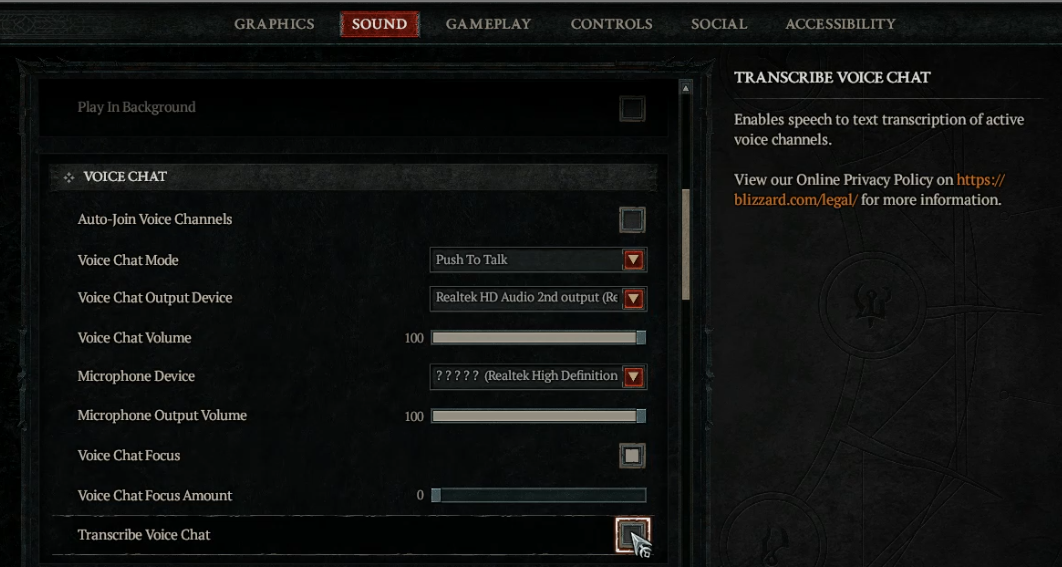 Diablo 4 Speech To Text: Transcribe Voice Chat