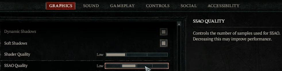Diablo 4 SSAO Quality