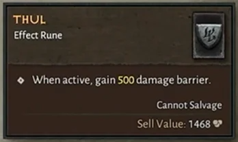 Diablo 4 Thul Rune