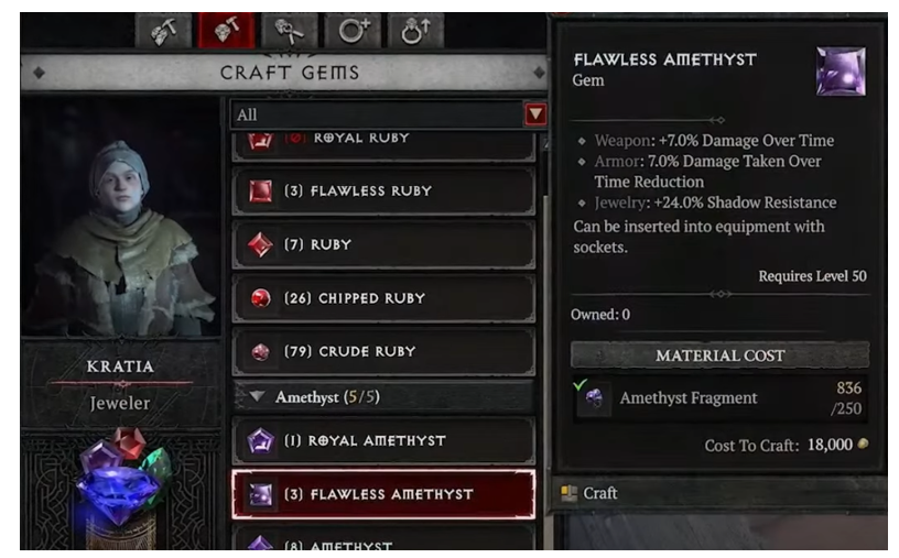 Diablo 4 Gem Fragments