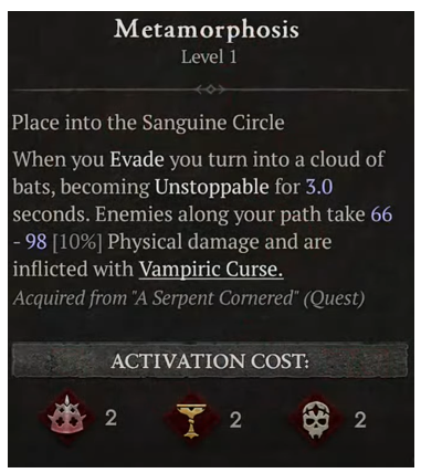 Metamorphosis - Diablo 4