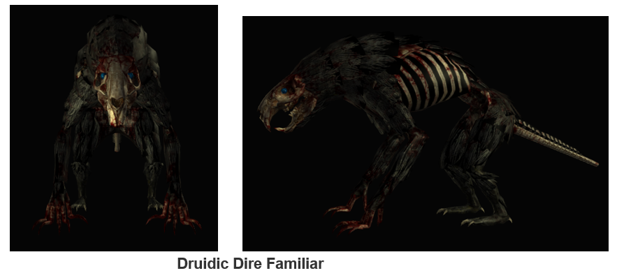 Druidic Dire Familiar PoE