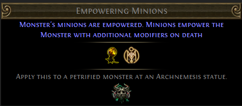 Empowering Minions PoE