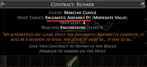Enigmatic Assembly D1 Contract