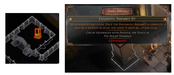 Enigmatic Assembly D1 Location