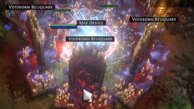 Enter the Voidborn Reliquary area