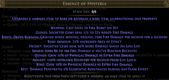 Essence of Hysteria