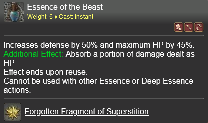 Essence of the Beast FFXIV