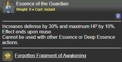 Essence of the Guardian FFXIV