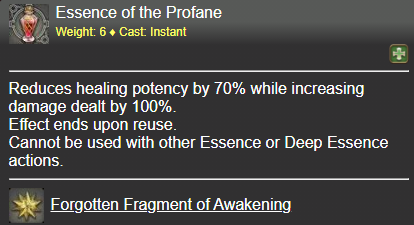 Essence of the Profane FFXIV