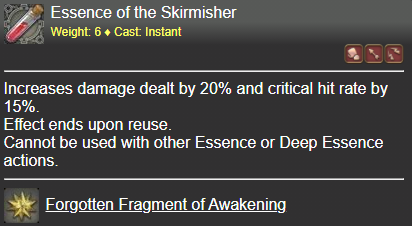 Essence of the Skirmisher FFXIV