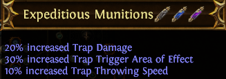Expeditious Munitions PoE