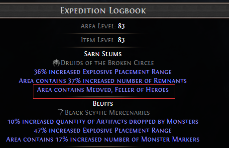 Expediton Logbook Area Example