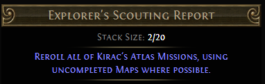 Explorer's Scouting Report PoE