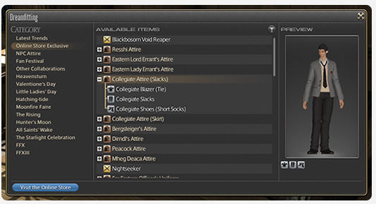 FFXIV Dreamfitting