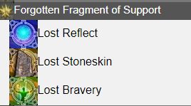 Forgotten Fragment of Support FFXIV