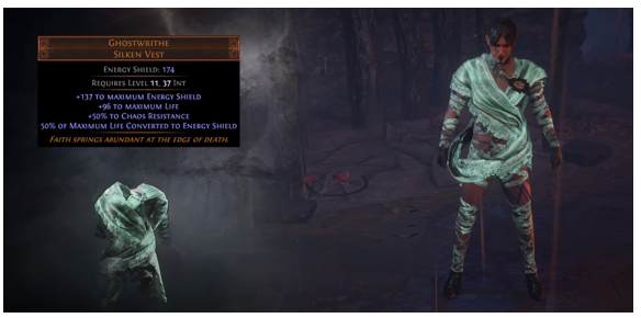 Ghostwrithe Appearance