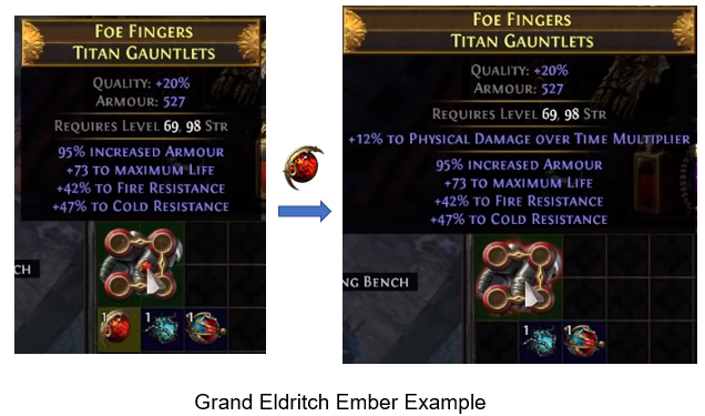 Grand Eldritch Ember Example PoE