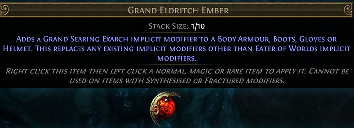 Grand Eldritch Ember PoE