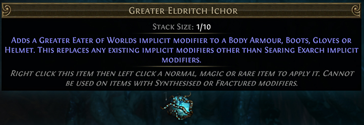 Greater Eldritch Ichor PoE
