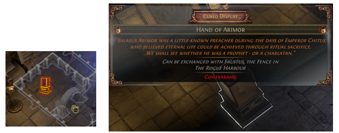 Hand of Arimor Location