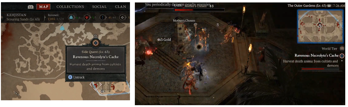 Harvest death anima from Cultists and Demons - Diablo 4