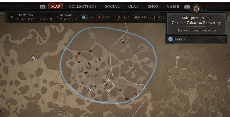 Harvest lingering essence - Diablo 4