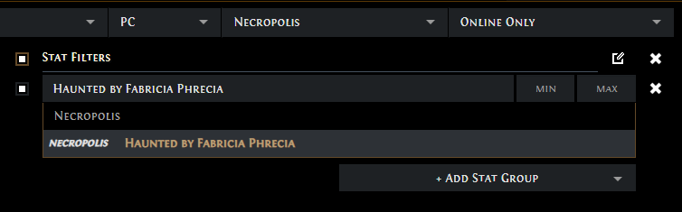 PoE Get Haunted by Fabricia Phrecia