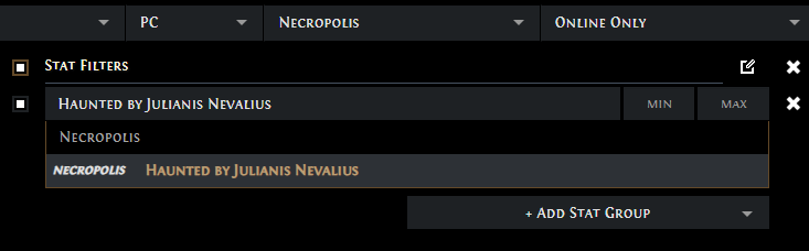 PoE Get Haunted by Julianis Nevalius