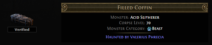 PoE Haunted by Valerius Phrecia