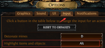 Highlight Items and Objects PoE