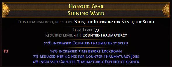 Honour Gear Shining Ward
