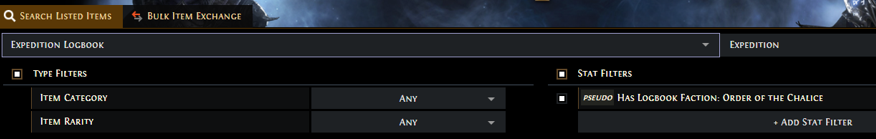 How to find Order of the Chalice