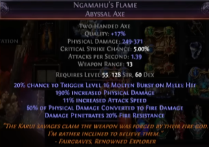 Identify this foil unique item