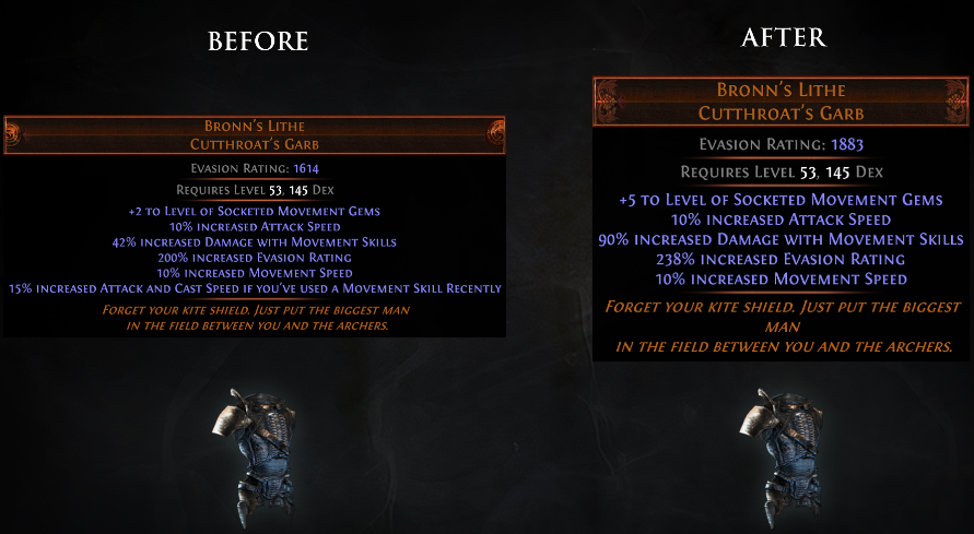 improved Bronn's Lithe PoE