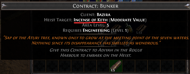 Incense of Keth Contract