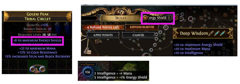 Increase Energy Shield