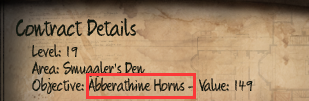 Initial Abberathine Horns