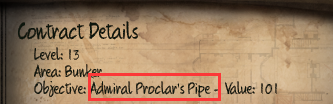 Initial Admiral Proclar's Pipe