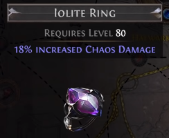 Iolite Ring PoE