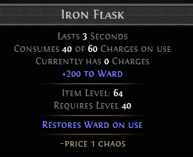 Iron Flask PoE
